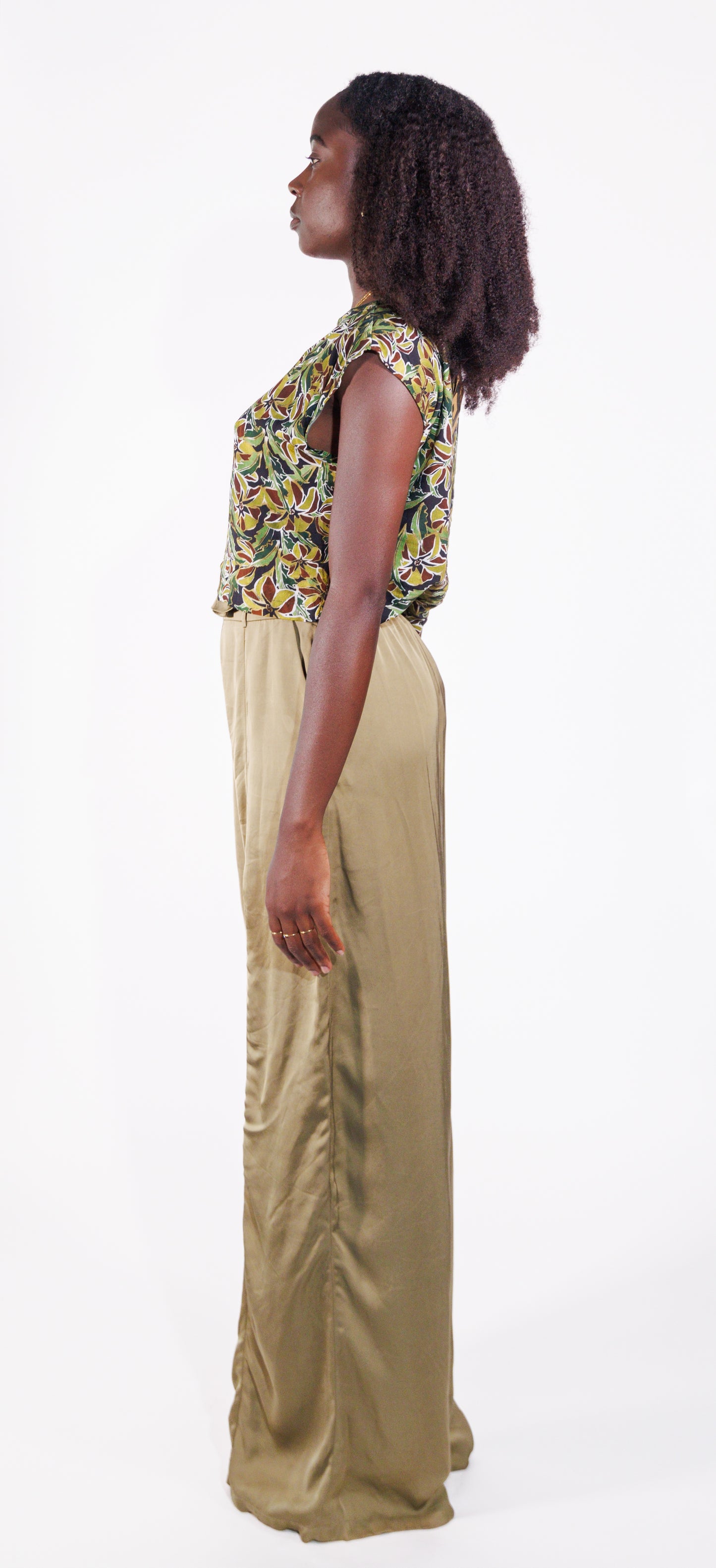 Mymitto - Abena Wide-Leg Silk Pants