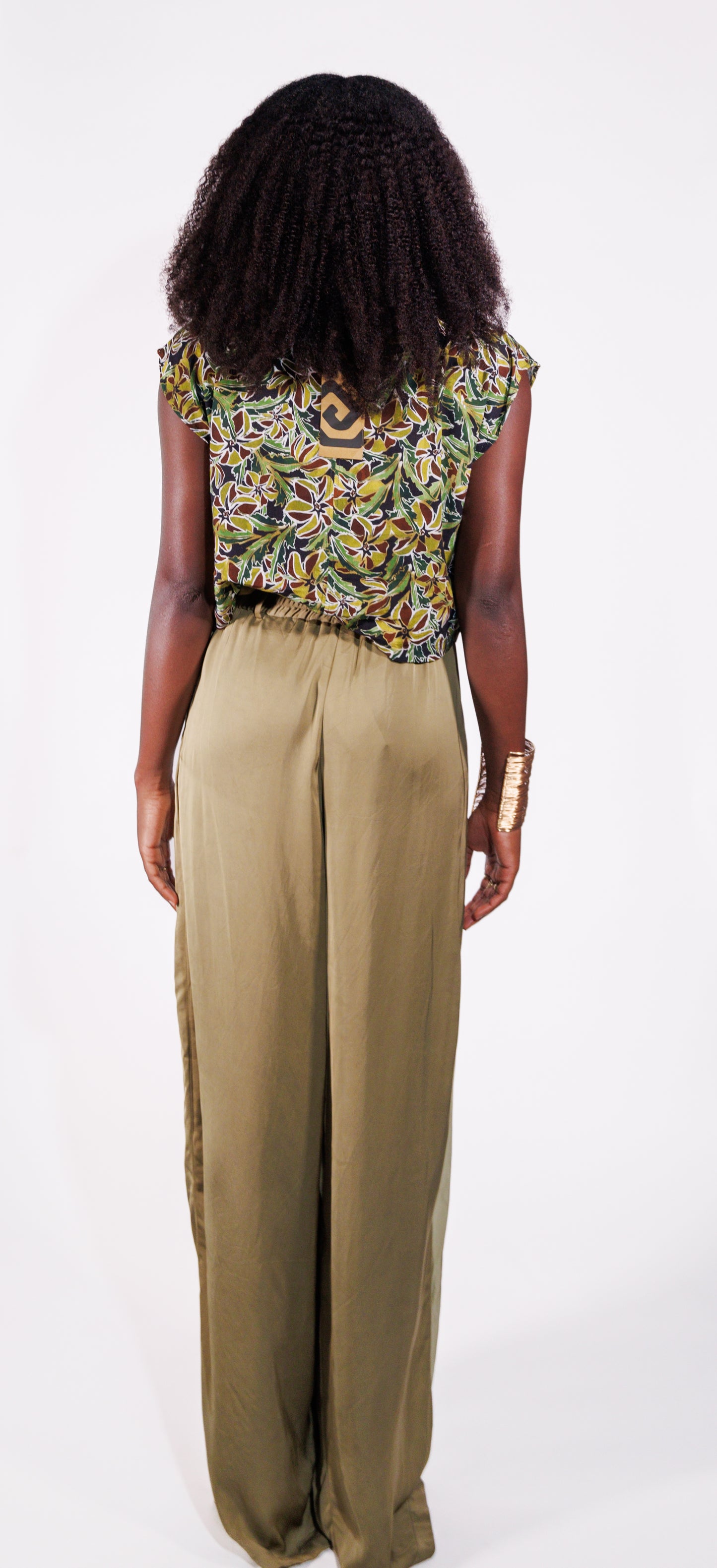 Mymitto - Abena Wide-Leg Silk Pants