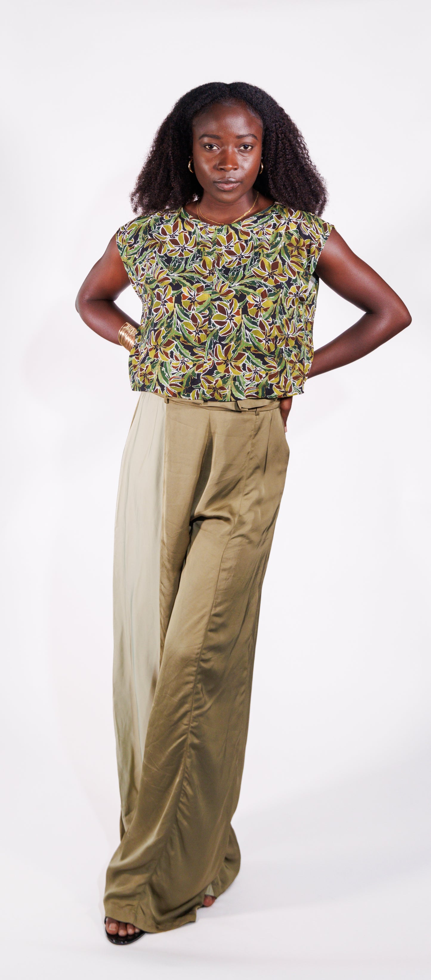 Mymitto - Abena Wide-Leg Silk Pants