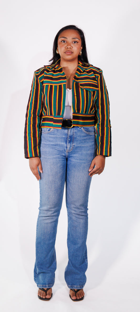 Threaded Tribes - Fugu Crop "Bulsa" Jacket