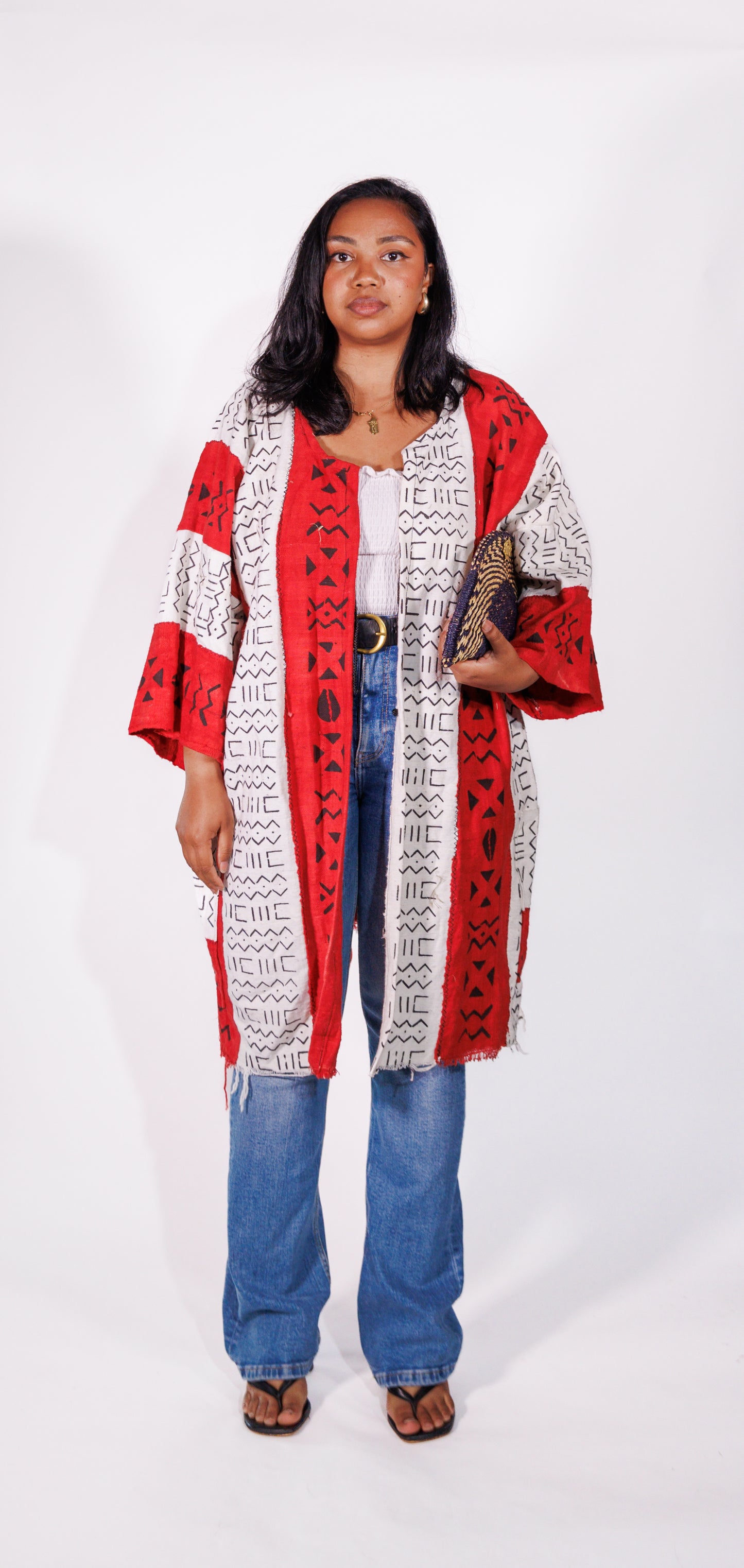 Cherry Pie Bogolan Cloak