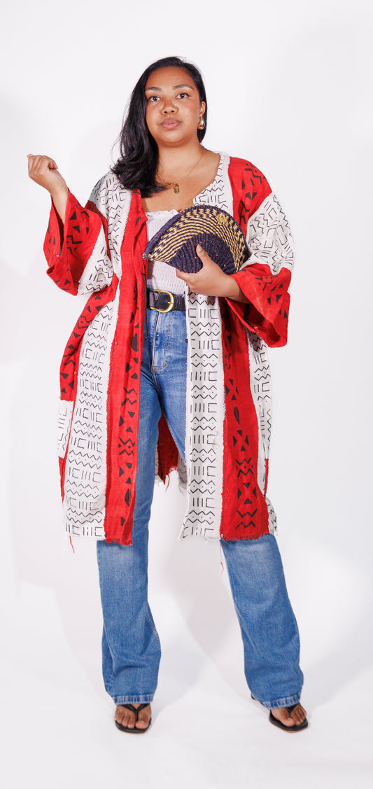 Cherry Pie Bogolan Cloak