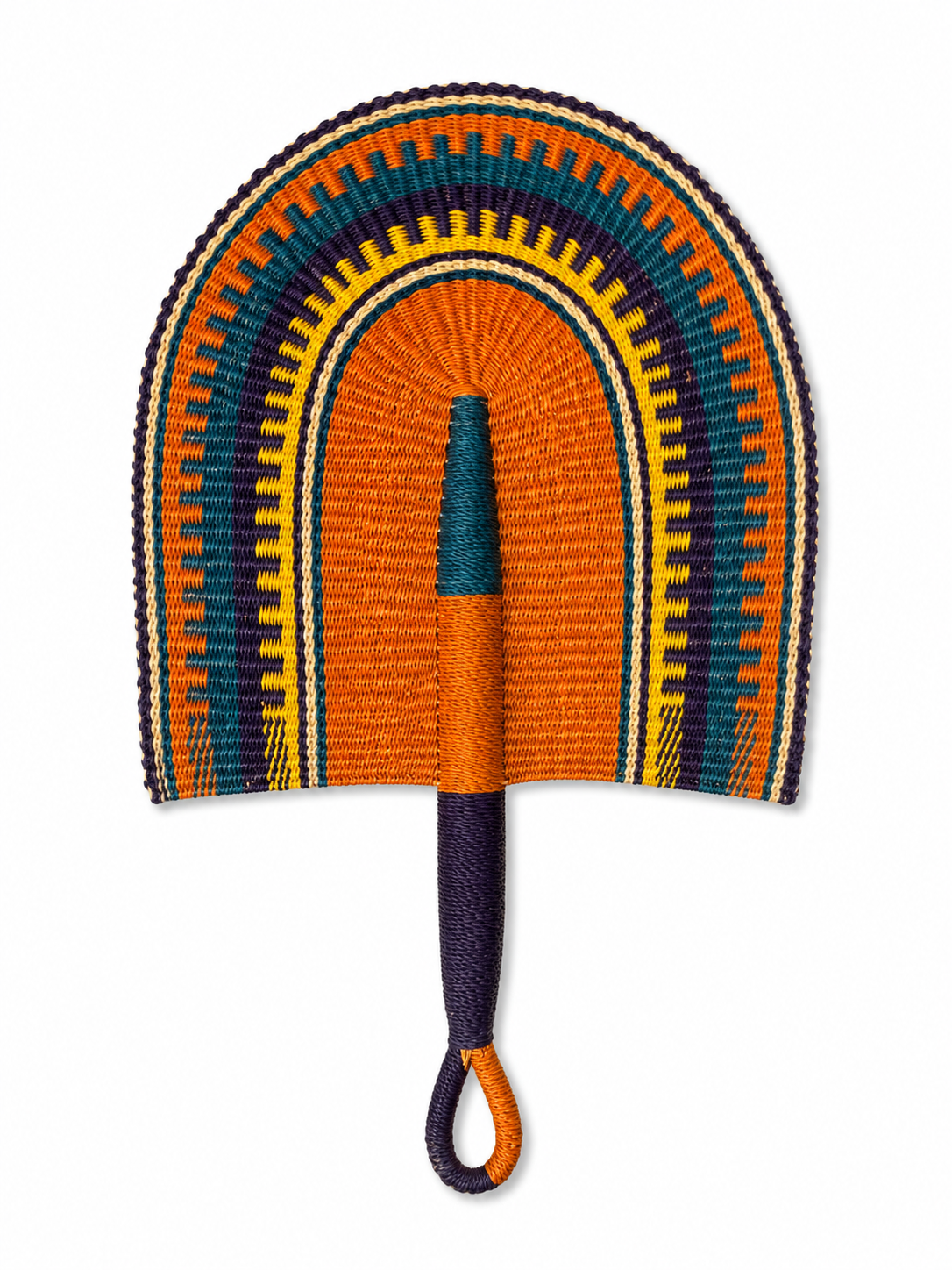Handwoven Bolga hand fans