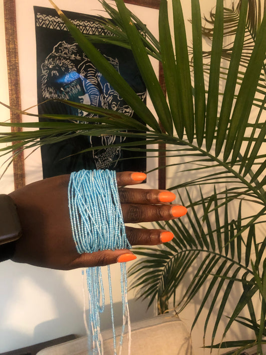 Baby Blue Waistbeads