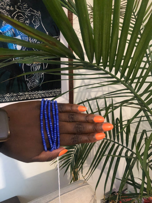 Royal blue Waistbeads