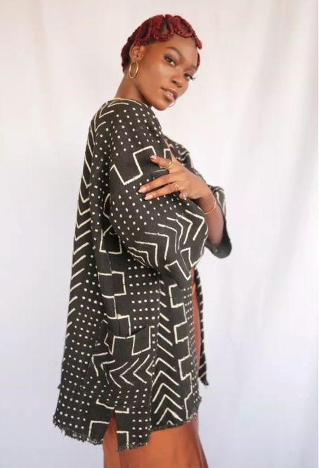 Higher Self Bogolan Cloak