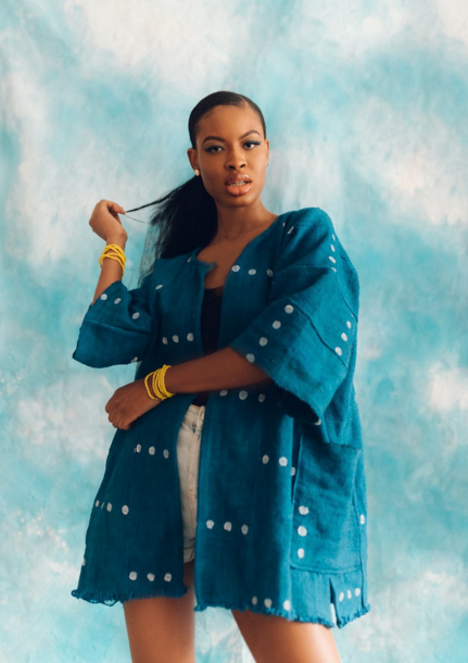 Super Bass Bogolan Cloak