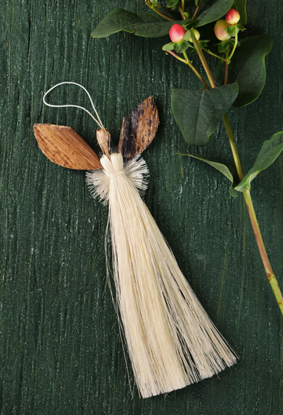 Holiday Ornament Sisal Angel