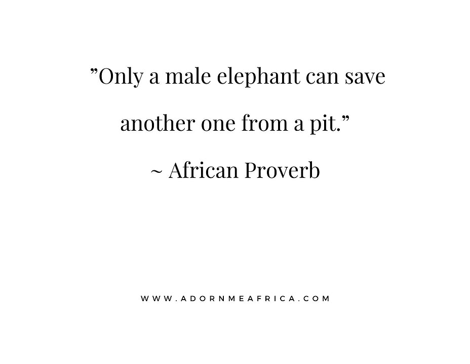 African Proverb of the Week