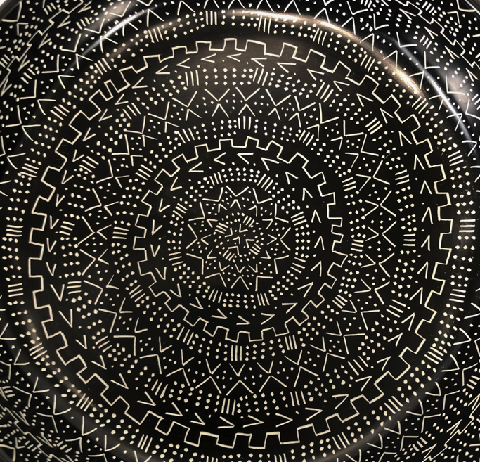 Mud-Cloth Pattern Bowl