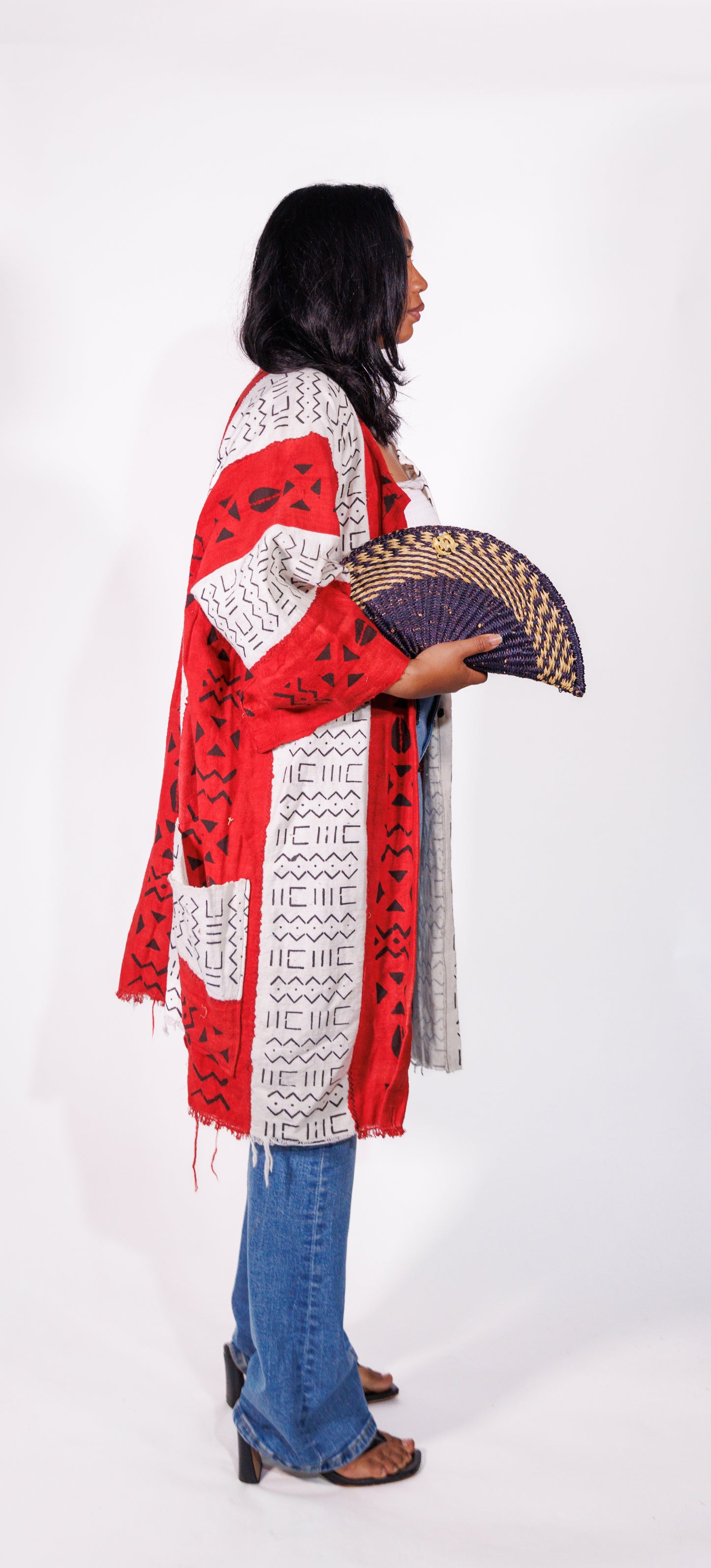 Cherry Pie Bogolan Cloak