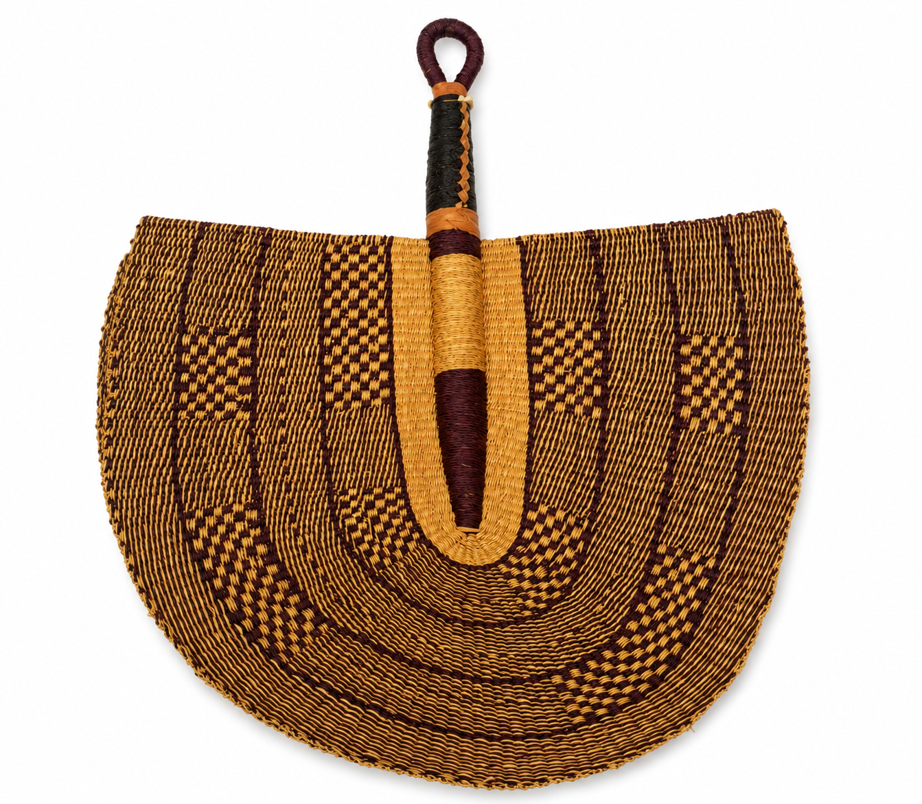 Handwoven Ghanaian Wall Fan – Heritage Check