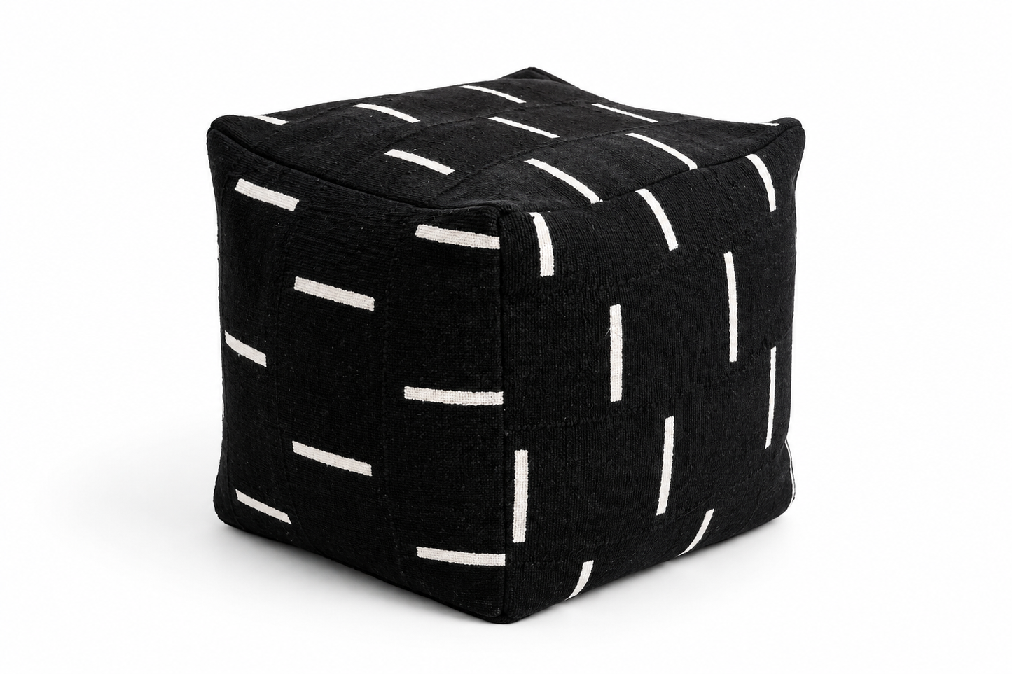 Handcrafted Mudcloth Pouf| Bean Bag Chair | Malian Bogolan Fabric