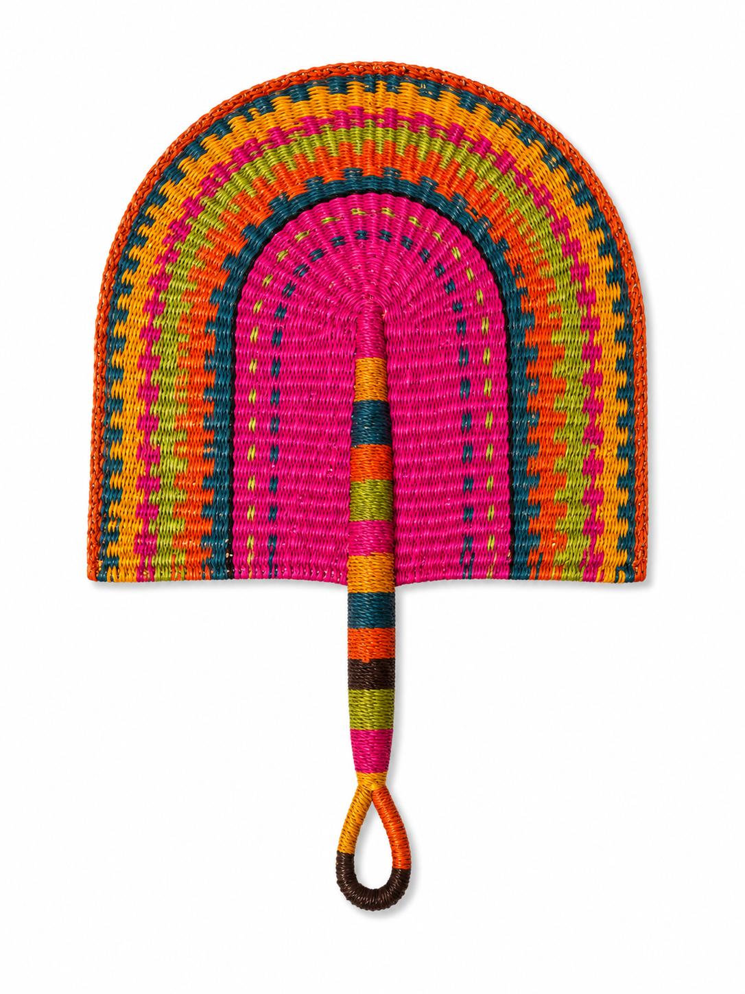 Handwoven Bolga hand fans
