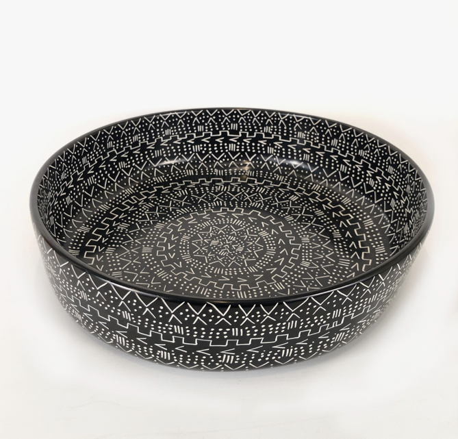 Mud-Cloth Pattern Bowl