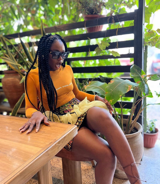 SakiCole Bloom Mini Skirt