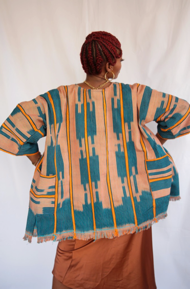Threaded Tribes Giving Peach Cloak
