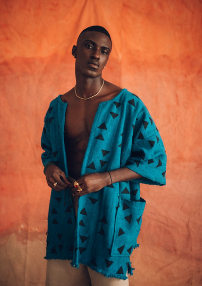 Circles Bogolan Cloak