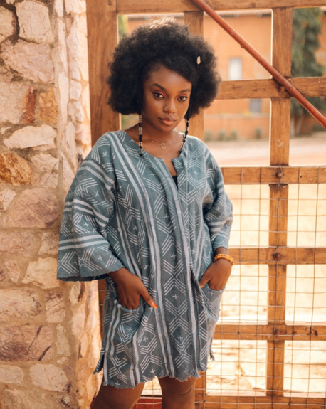 All Weather Bogolan Cloak