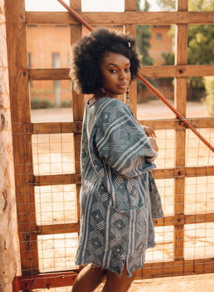 All Weather Bogolan Cloak
