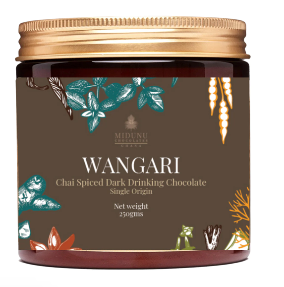 Wangari Chai Spiced Dark Drinking Chocolate Mix