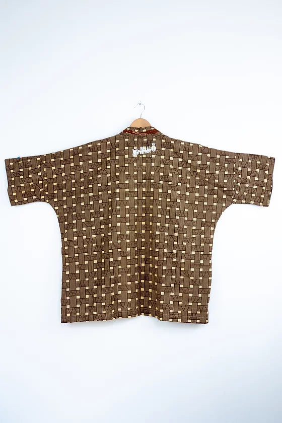 Kwabo Wax & Mud Cloath Kimono